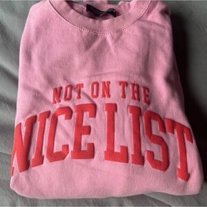 Pink Baggy Crewneck